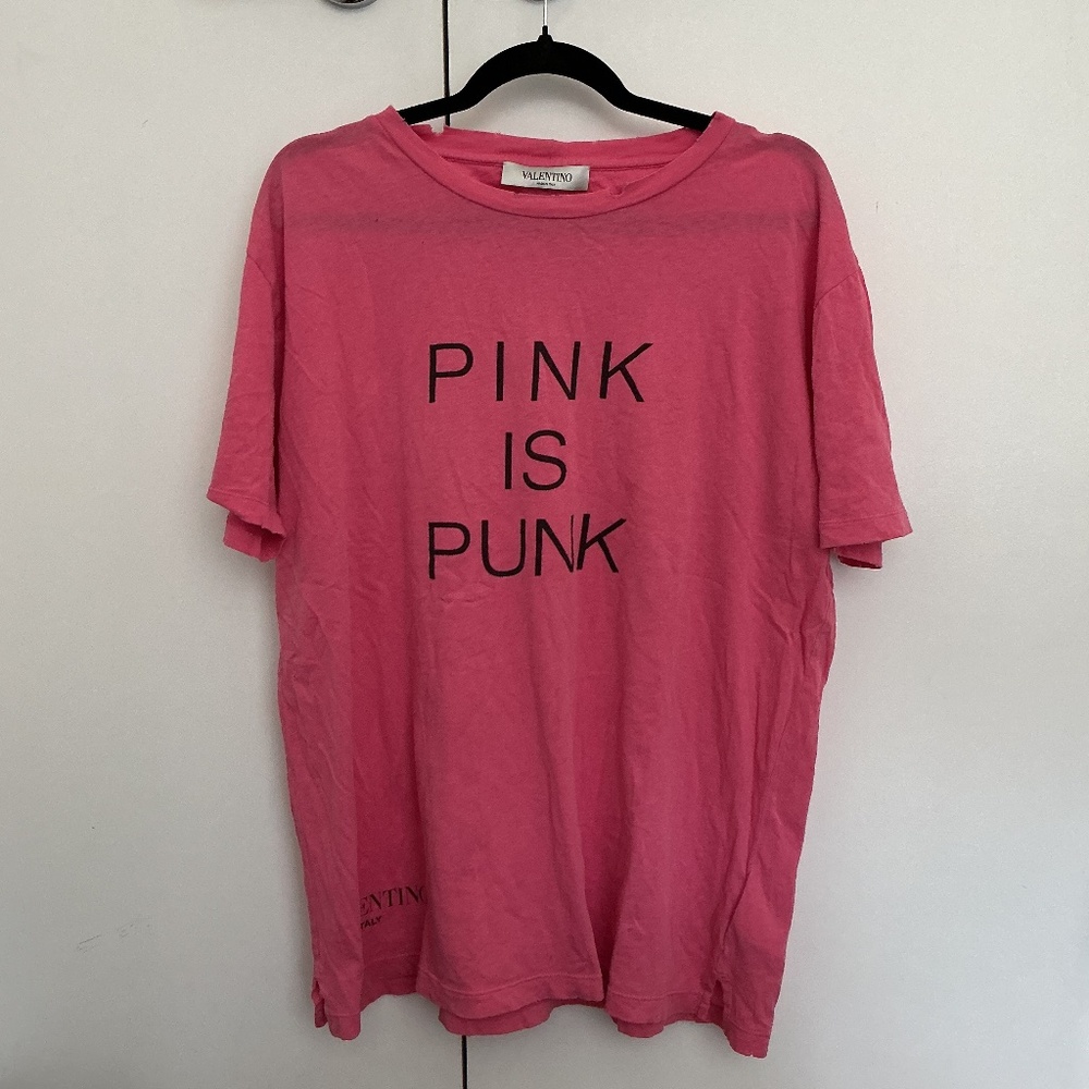 Authentic Valentino Pink is Punk shirt